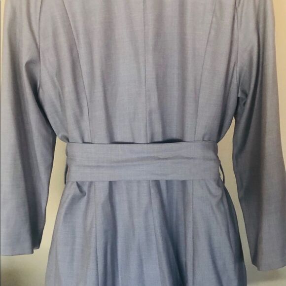 COPY - Alessandro Miele Gray Wrap Ruffled Tail Coat WMS L - Picture 3 of 8